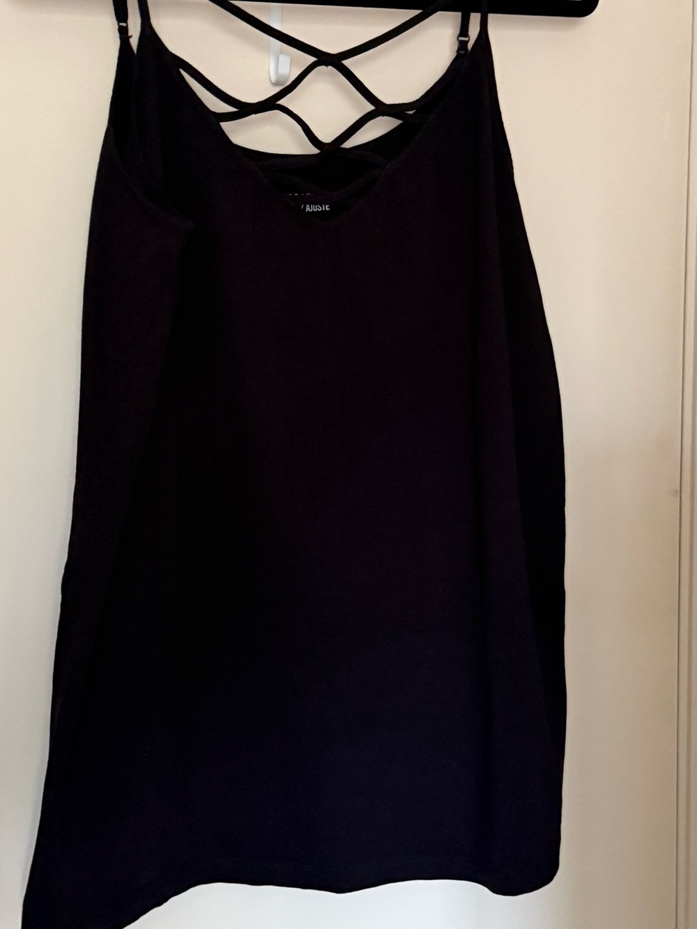 Love & Legend Black Crisscross Strap Camisole